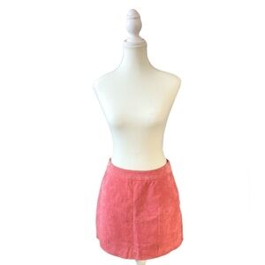 Vintage Alice Blue - 100% Leather mini skirt
